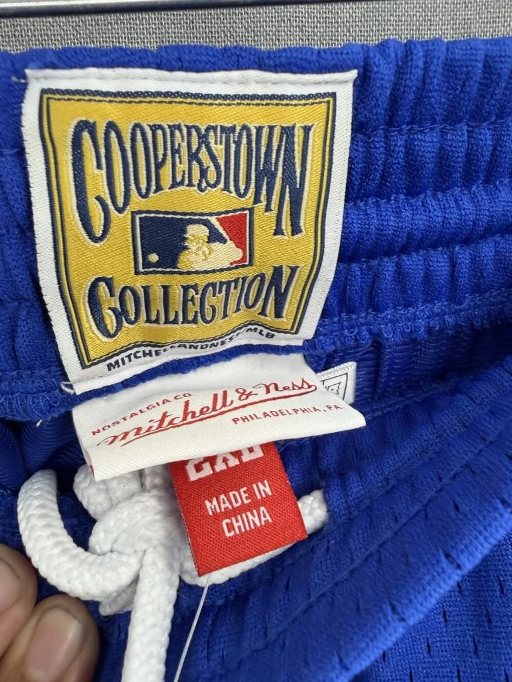 Mitchell & Ness Cooperstown Atlanta Braves Royal Mesh Team Shorts Mens 2XL 8